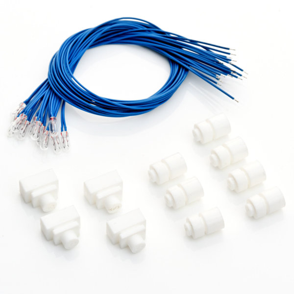 Onkyo A-8017 Lamps / Lampen / Repair Kit / Rubber Holders / Gummihalterung