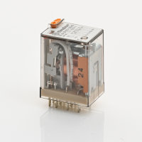 1x Finder 55.34.8.024.0040 24VAC 24V Relais Relay 4x...