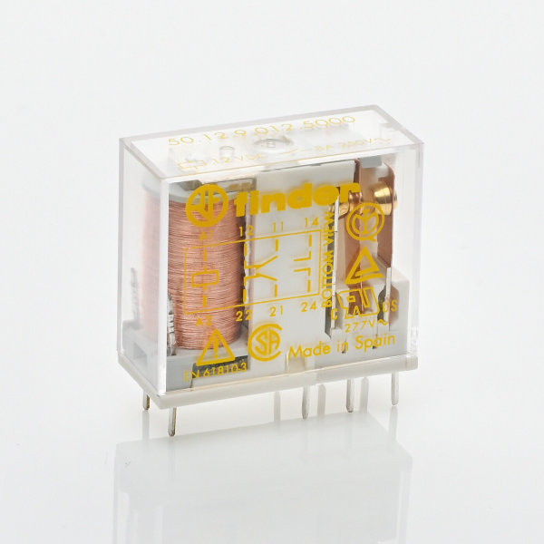 10x Finder 50.12.9.012.5000 12VDC 12V Relais mit Goldkontakten / Gold Plated