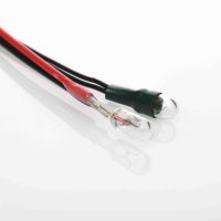 Lampe Wire Ended T1 6V 80mA Cable Black