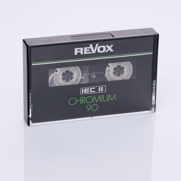 1x Revox Chromium 90 Kassette Audiokassette IECII Cassette (C)