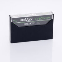1x Revox Chromium 90 Kassette Audiokassette IECII Cassette (C)