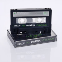 1x Revox Chromium 90 Kassette Audiokassette IECII Cassette (C)