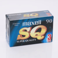 1x 3er-Pack Maxell SQ90 High Position Kassette...