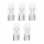 10x Glühlampe T10 12V 3W 250mA W2,1x9,5d Glühbirne Lampe Birne 12 Volt W3W
